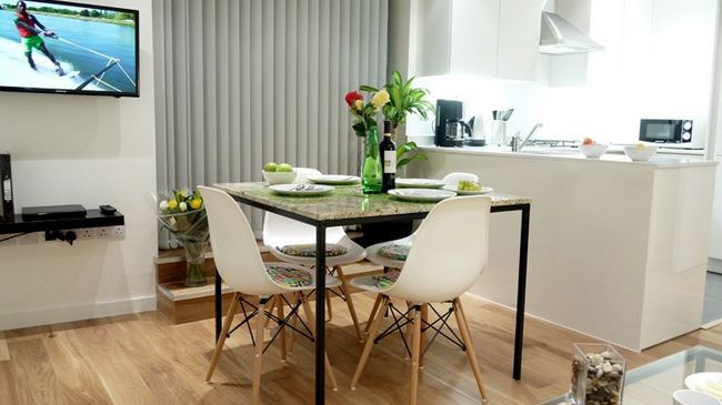 Old Town Apartments Londen Restaurant foto